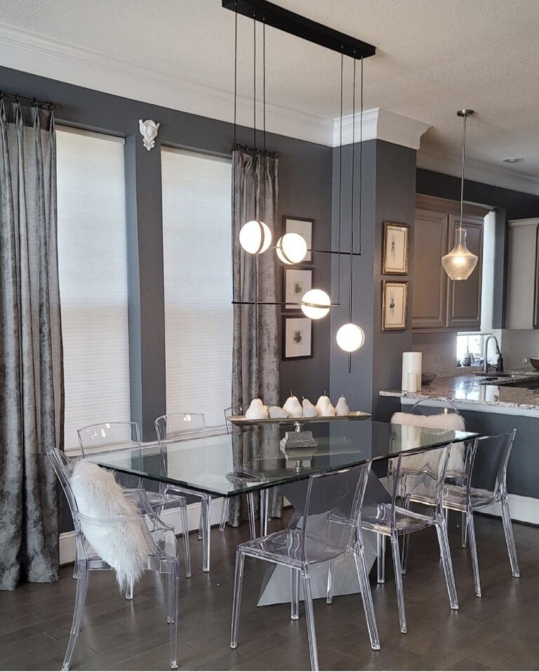 modern dining room